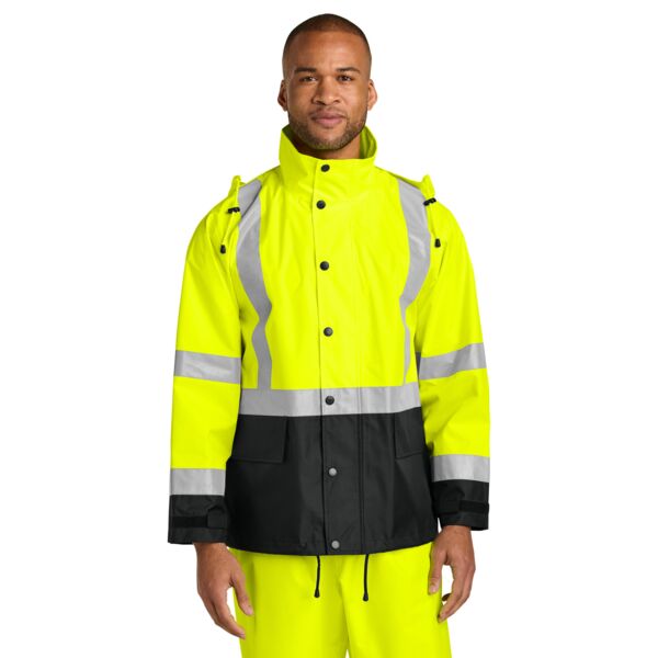 CornerStone Ansi 107 Class 3 Rain Jacket CSJ504 Ansi 107 Class 3 Rain Jacket Thumbnail