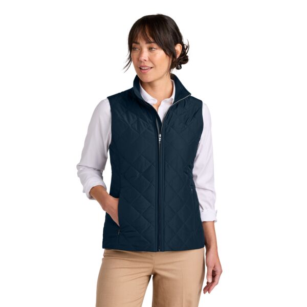 Brooks Brothers Women's Quilted Vest BB18603 Women's Quilted Vest Thumbnail
