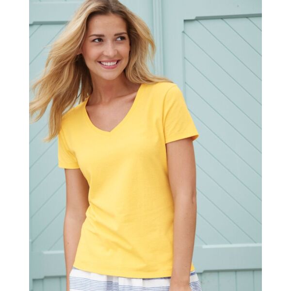 Hanes Women's Perfect-T V-Neck T-Shirt S04V Women's Perfect-T V-Neck T-Shirt Thumbnail
