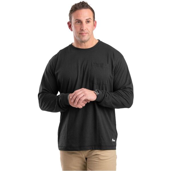 Men's Tall Performance Long Sleeve Pocket T-Shirt Thumbnail