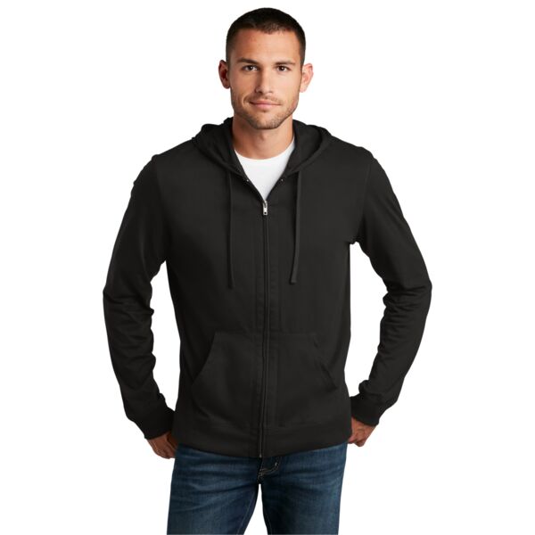 District Jersey Full Zip Hoodie DT1100 Jersey Full Zip Hoodie Thumbnail