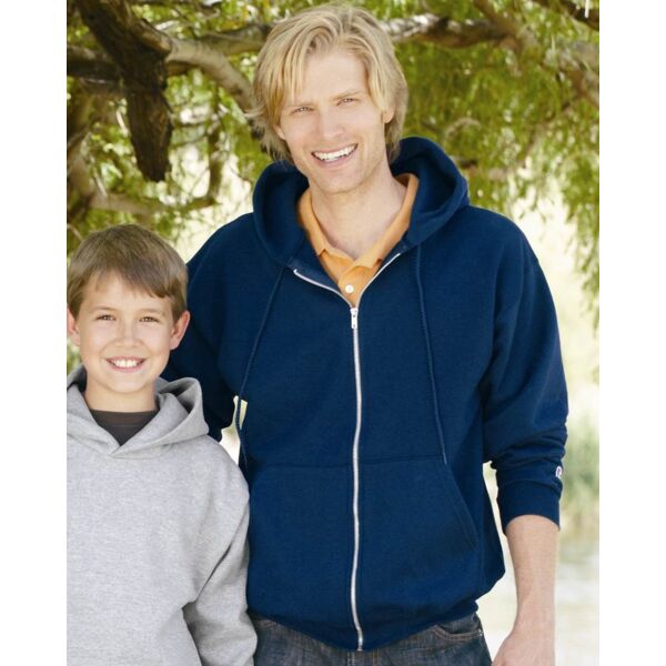Champion Unisex Powerblend® Full-Zip Hooded Sweatshirt S800 Unisex Powerblend® Full-Zip Hooded Sweatshirt Thumbnail