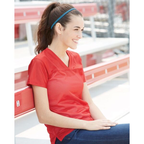 Augusta Sportswear Women's Junior Fit Stadium Replica Football Jersey 250 Women's Junior Fit Stadium Replica Football Jersey Thumbnail