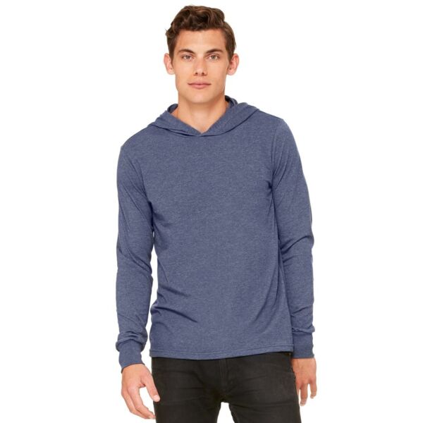 Bella + Canvas Unisex Jersey Hooded Long Sleeve Tee 3512 Unisex Jersey Hooded Long Sleeve Tee Thumbnail