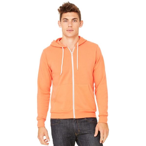 Bella + Canvas Unisex Sponge Fleece Full-Zip Hoodie Sweatshirt 3739 Unisex Sponge Fleece Full-Zip Hoodie Sweatshirt Thumbnail