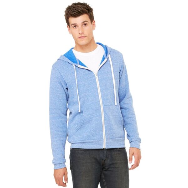 Bella + Canvas Unisex Triblend Sponge Fleece Full-Zip Hoodie Sweatshirt 3909 Unisex Triblend Sponge Fleece Full-Zip Hoodie Sweatshirt Thumbnail