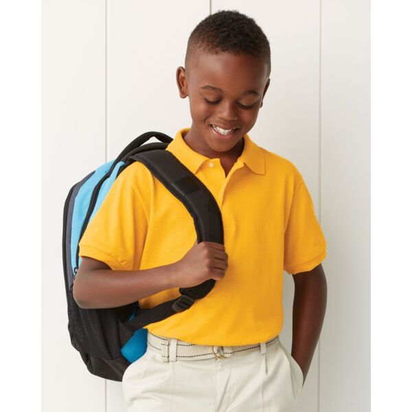 Jerzees SpotShield® Youth 50/50 Polo 437YR SpotShield® Youth 50/50 Polo Thumbnail