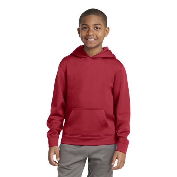 Sport Tek Youth Sport Wick ® Fleece Hooded Pullover YST244 Youth Sport Wick ® Fleece Hooded Pullover Thumbnail