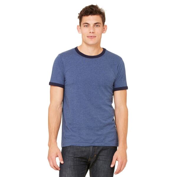 Bella + Canvas Men's Jersey Heather Ringer Tee 3055 Men's Jersey Heather Ringer Tee Thumbnail
