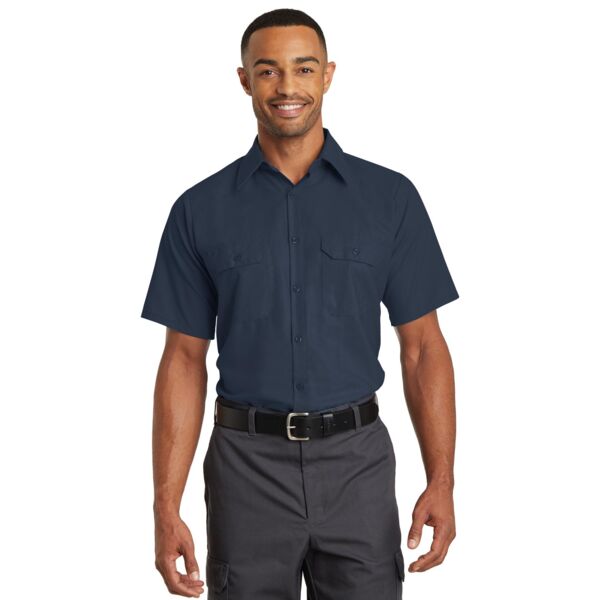 Red Kap Short Sleeve Solid Ripstop Shirt SY60 Short Sleeve Solid Ripstop Shirt Thumbnail