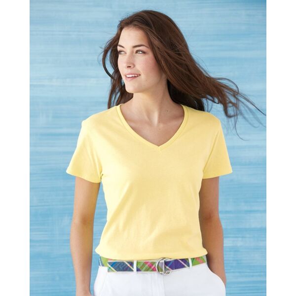 Gildan Women's Heavy Cottonâ„¢ V-Neck T-Shirt 5V00L Women's Heavy Cottonâ„¢ V-Neck T-Shirt Thumbnail