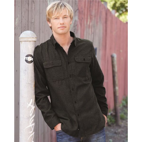 Burnside Men's Solid Flannel Shirt 8200 Men's Solid Flannel Shirt Thumbnail