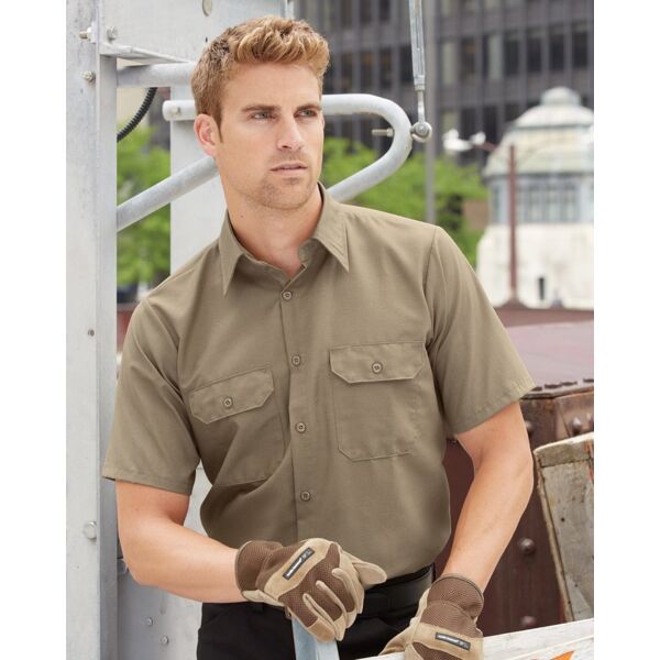 Red Kap Men's Ripstop Short Sleeve Work Shirt SY60 Men's Ripstop Short Sleeve Work Shirt Thumbnail