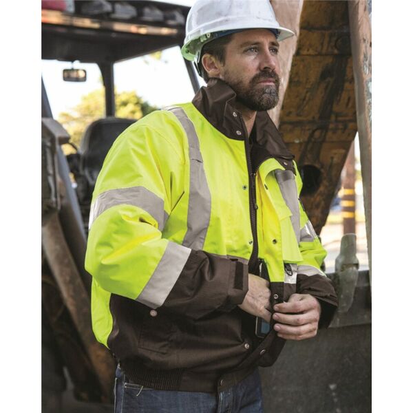 Kishigo Unisex Ripstop Bomber Jacket JS130-132 Unisex Ripstop Bomber Jacket Thumbnail