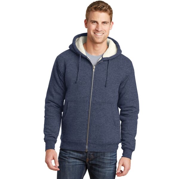 CornerStone Heavyweight Sherpa Lined Hooded Fleece Jacket CS625 Heavyweight Sherpa Lined Hooded Fleece Jacket Thumbnail