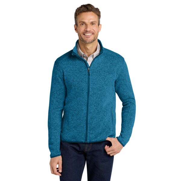 Port Authority Sweater Fleece Jacket F232 Sweater Fleece Jacket Thumbnail