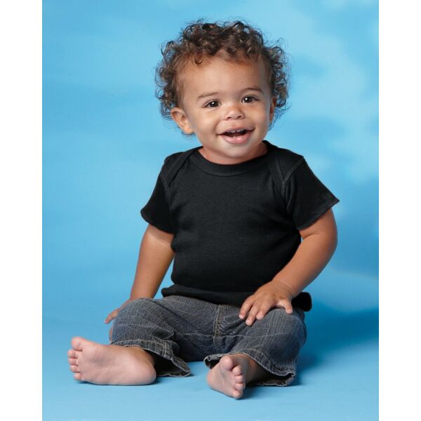 Rabbit Skins Infant Baby Rib Tee 3400 Infant Baby Rib Tee Thumbnail