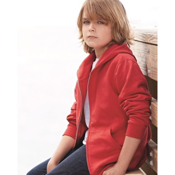 Independent Trading Co. Youth Midweight Full-Zip Hooded Sweatshirt SS4001YZ Youth Midweight Full-Zip Hooded Sweatshirt Thumbnail