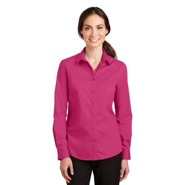 Port Authority Women's SuperPro Twill Shirt L663 Women's SuperPro Twill Shirt Thumbnail
