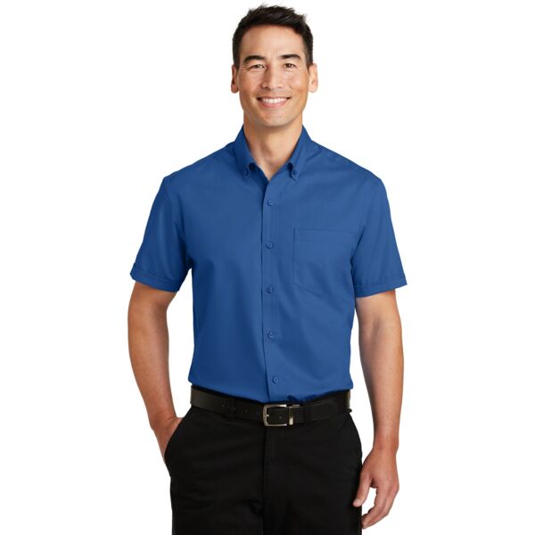 Port Authority Short Sleeve SuperPro Twill Shirt S664 Short Sleeve SuperPro Twill Shirt Thumbnail