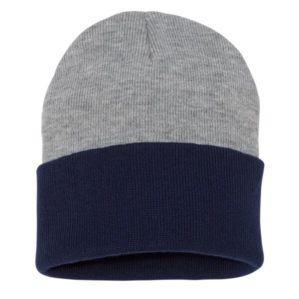 Sportsman 12" Color Blocked Cuffed Beanie SP12T 12" Color Blocked Cuffed Beanie Thumbnail