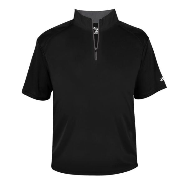 Badger Men's B-Core Short Sleeve Quarter-Zip 4199 Men's B-Core Short Sleeve Quarter-Zip Thumbnail