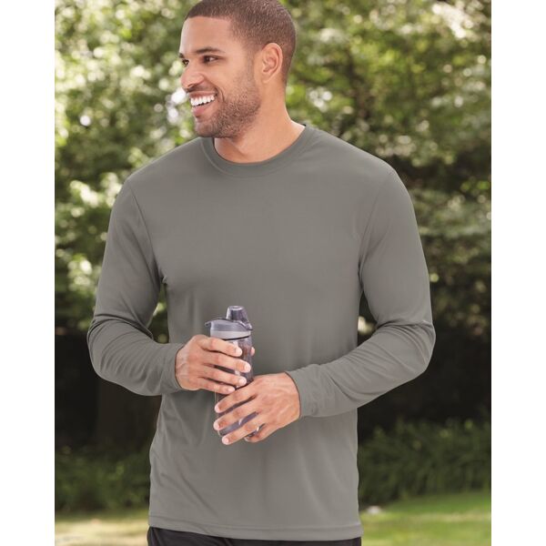 Hanes Unisex Cool DRI® Long Sleeve Performance T-Shirt 482L Unisex Cool DRI® Long Sleeve Performance T-Shirt Thumbnail