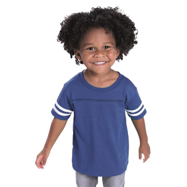 Rabbit Skins Toddler Football Fine Jersey Tee 3037 Toddler Football Fine Jersey Tee Thumbnail