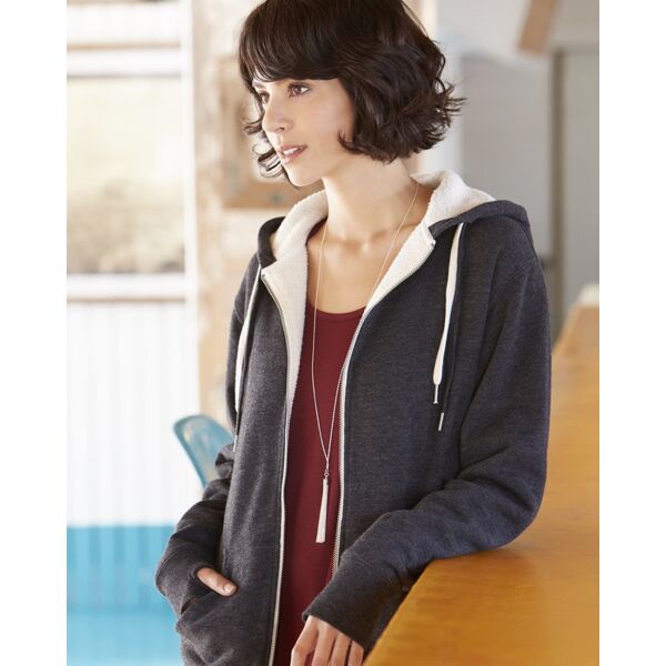 Independent Trading Co. Unisex Sherpa-Lined Hooded Sweatshirt EXP90SHZ Unisex Sherpa-Lined Hooded Sweatshirt Thumbnail