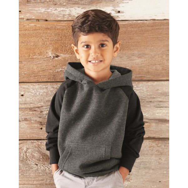 Independent Trading Co. Toddler Special Blend Hooded Raglan Sweatshirt PRM10TSB Toddler Special Blend Hooded Raglan Sweatshirt Thumbnail