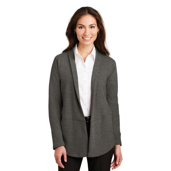 Port Authority Women's Interlock Cardigan L807 Women's Interlock Cardigan Thumbnail