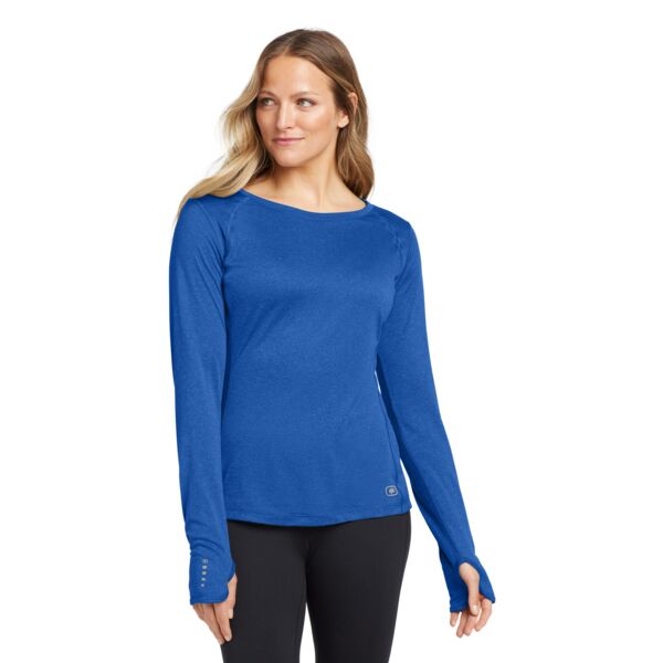 OGIO Women's Long Sleeve Pulse Crew LOE321 Women's Long Sleeve Pulse Crew Thumbnail