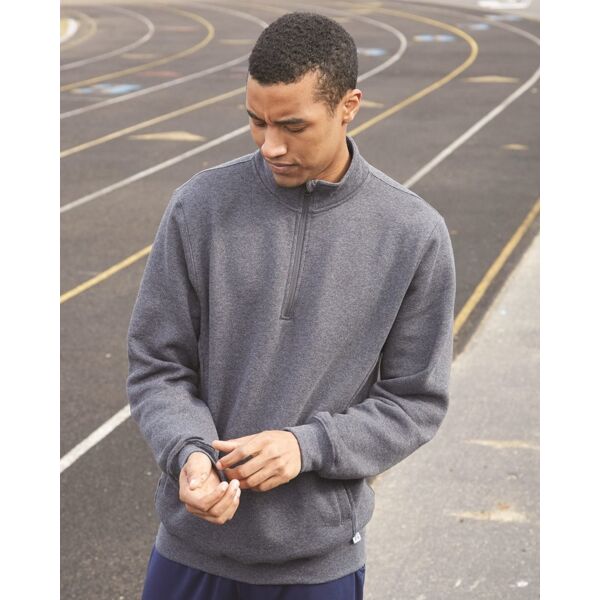 Russell Athletic Unisex Dri Power® Quarter-Zip Cadet Collar Sweatshirt 1Z4HBM Unisex Dri Power® Quarter-Zip Cadet Collar Sweatshirt Thumbnail