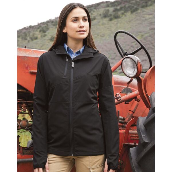 DRI DUCK Women's Ascent Soft Shell Hooded Jacket 9411 Women's Ascent Soft Shell Hooded Jacket Thumbnail
