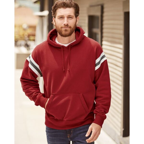 J. America Men's Vintage Athletic Hooded Sweatshirt 8847 Men's Vintage Athletic Hooded Sweatshirt Thumbnail