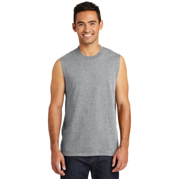 Port & Company Core Cotton Sleeveless Tee PC54SL Core Cotton Sleeveless Tee Thumbnail