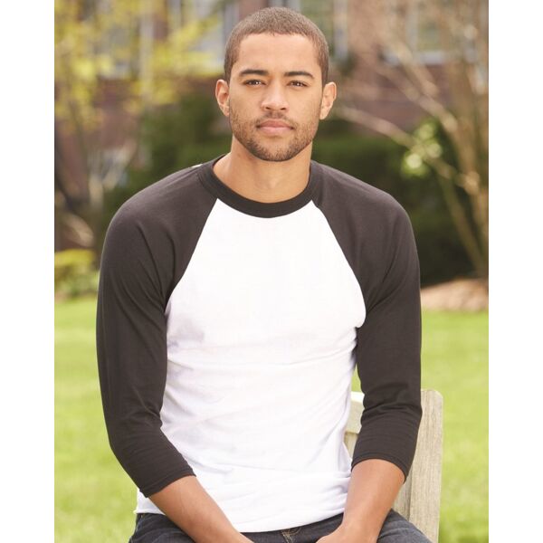 Augusta Sportswear Unisex Three-Quarter Raglan Sleeve Baseball Jersey T-Shirt 4420 Unisex Three-Quarter Raglan Sleeve Baseball Jersey T-Shirt Thumbnail