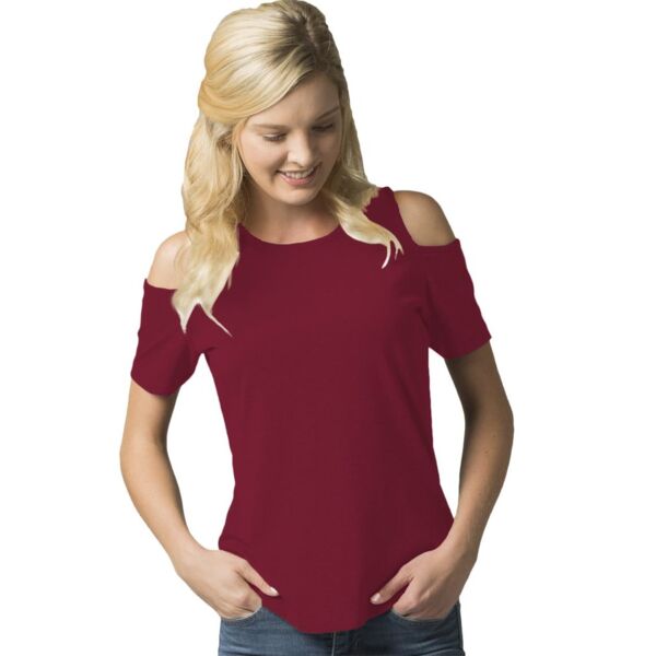 Boxercraft Women's Cold Shoulder T-Shirt T32 Women's Cold Shoulder T-Shirt Thumbnail