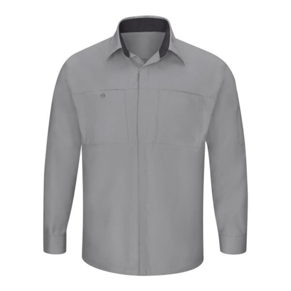 Red Kap Men's Tall Performance Plus Long Sleeve Shirt with OilBlok Technology SY32T Men's Tall Performance Plus Long Sleeve Shirt with OilBlok Technology Thumbnail