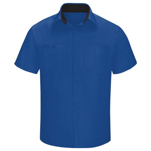 Red Kap Men's Performance Plus Short Sleeve Shirt with Oilblok Technology SY42 Men's Performance Plus Short Sleeve Shirt with Oilblok Technology Thumbnail