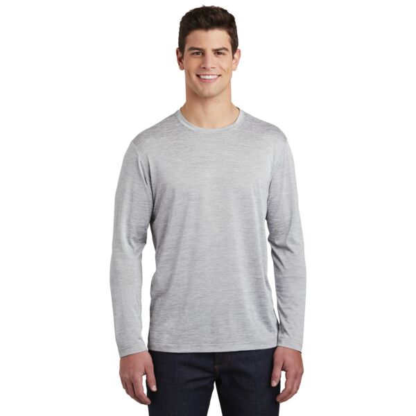Sport Tek PosiCharge ® Long Sleeve Electric Heather Tee ST390LS PosiCharge ® Long Sleeve Electric Heather Tee Thumbnail
