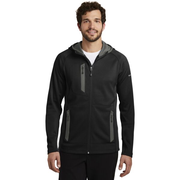 Eddie Bauer Sport Hooded Full Zip Fleece Jacket EB244 Sport Hooded Full Zip Fleece Jacket Thumbnail
