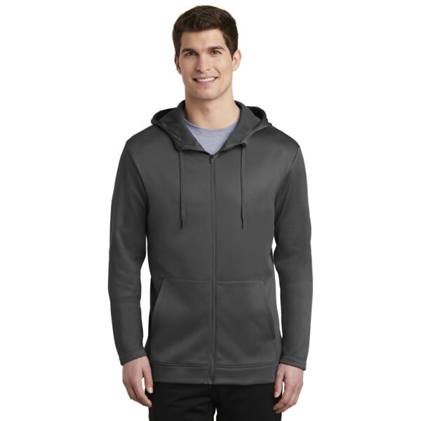 Nike Therma FIT Full Zip Fleece Hoodie NKAH6259 Therma FIT Full Zip Fleece Hoodie Thumbnail