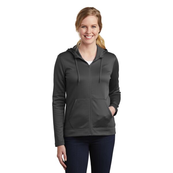 Nike Women's Therma FIT Full Zip Fleece Hoodie NKAH6264 Women's Therma FIT Full Zip Fleece Hoodie Thumbnail