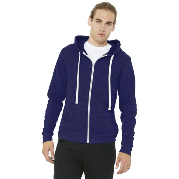 Bella + Canvas Unisex Triblend Sponge Fleece Full Zip Hoodie BC3909 Unisex Triblend Sponge Fleece Full Zip Hoodie Thumbnail