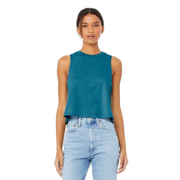 Bella + Canvas Women's Racerback Cropped Tank BC6682 Women's Racerback Cropped Tank Thumbnail