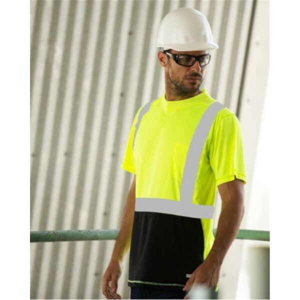 Kishigo Unisex Black Bottom Class 2 T-Shirt 9162 Unisex Black Bottom Class 2 T-Shirt Thumbnail