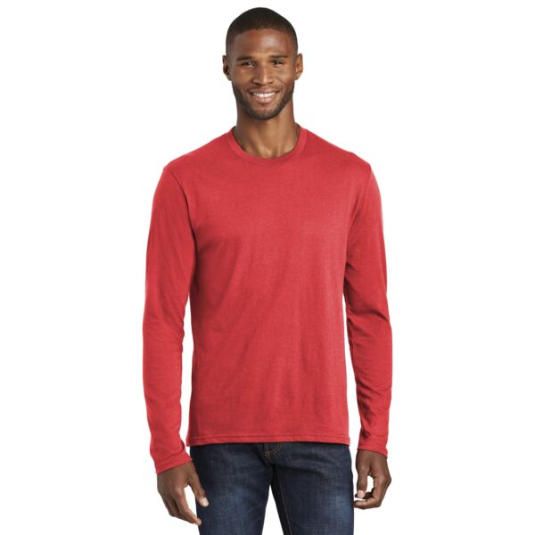 Port & Company Long Sleeve Fan Favorite Blend Tee PC455LS Long Sleeve Fan Favorite Blend Tee Thumbnail