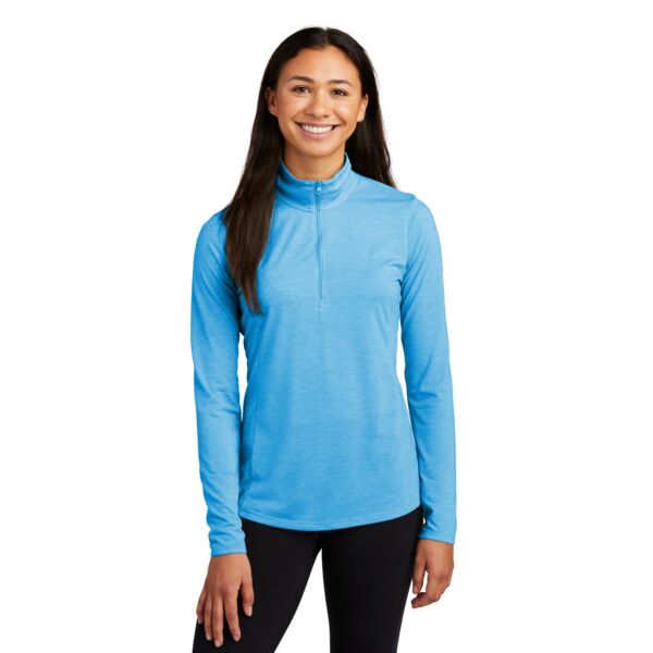 Sport Tek Women's PosiCharge ® Tri Blend Wicking 1/4 Zip Pullover LST407 Women's PosiCharge ® Tri Blend Wicking 1/4 Zip Pullover Thumbnail