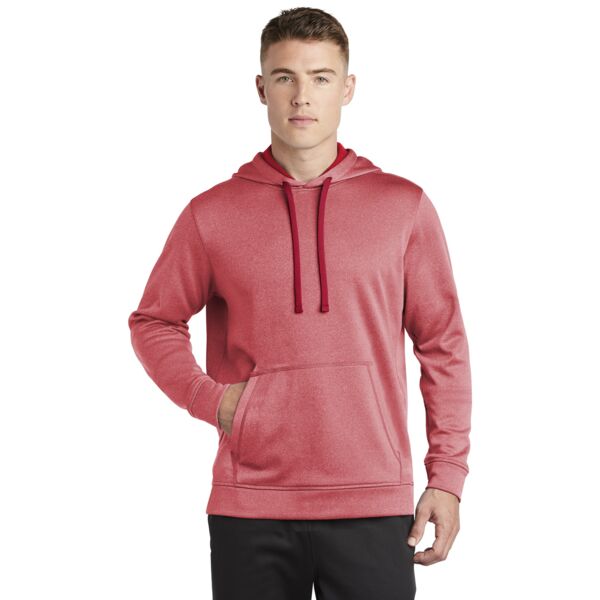 Sport Tek PosiCharge ® Sport Wick ® Heather Fleece Hooded Pullover ST264 PosiCharge ® Sport Wick ® Heather Fleece Hooded Pullover Thumbnail